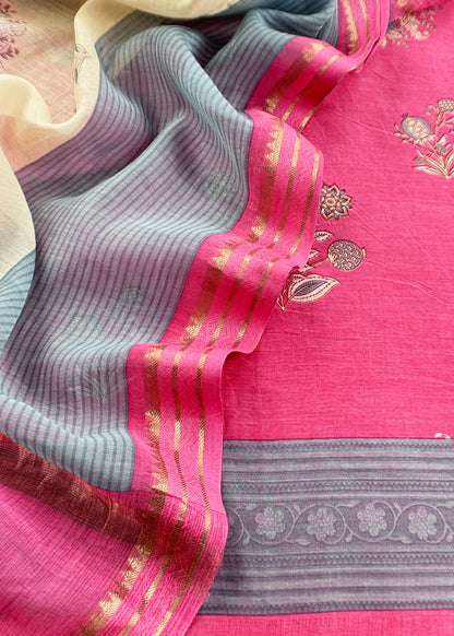 Pure maheshwari suit for women

