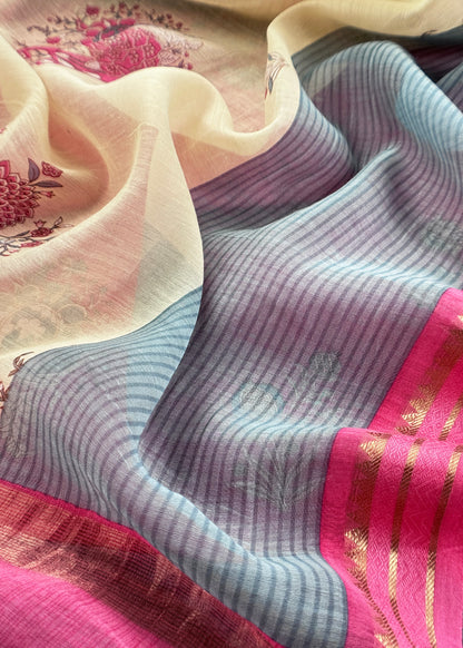 Summer wear maheshwari suit with dupatta

