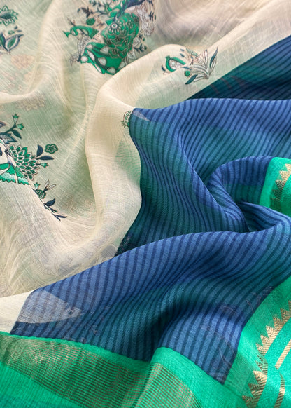Summer wear maheshwari suit with dupatta

