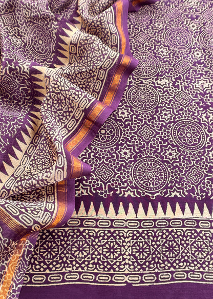 Pure maheshwari suit for women

