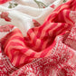 Red Pure Mulmul Unstitched Suit Fabric With Floral Print