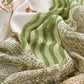 Green Pure Mulmul Unstitched Suit Fabric With Floral Print