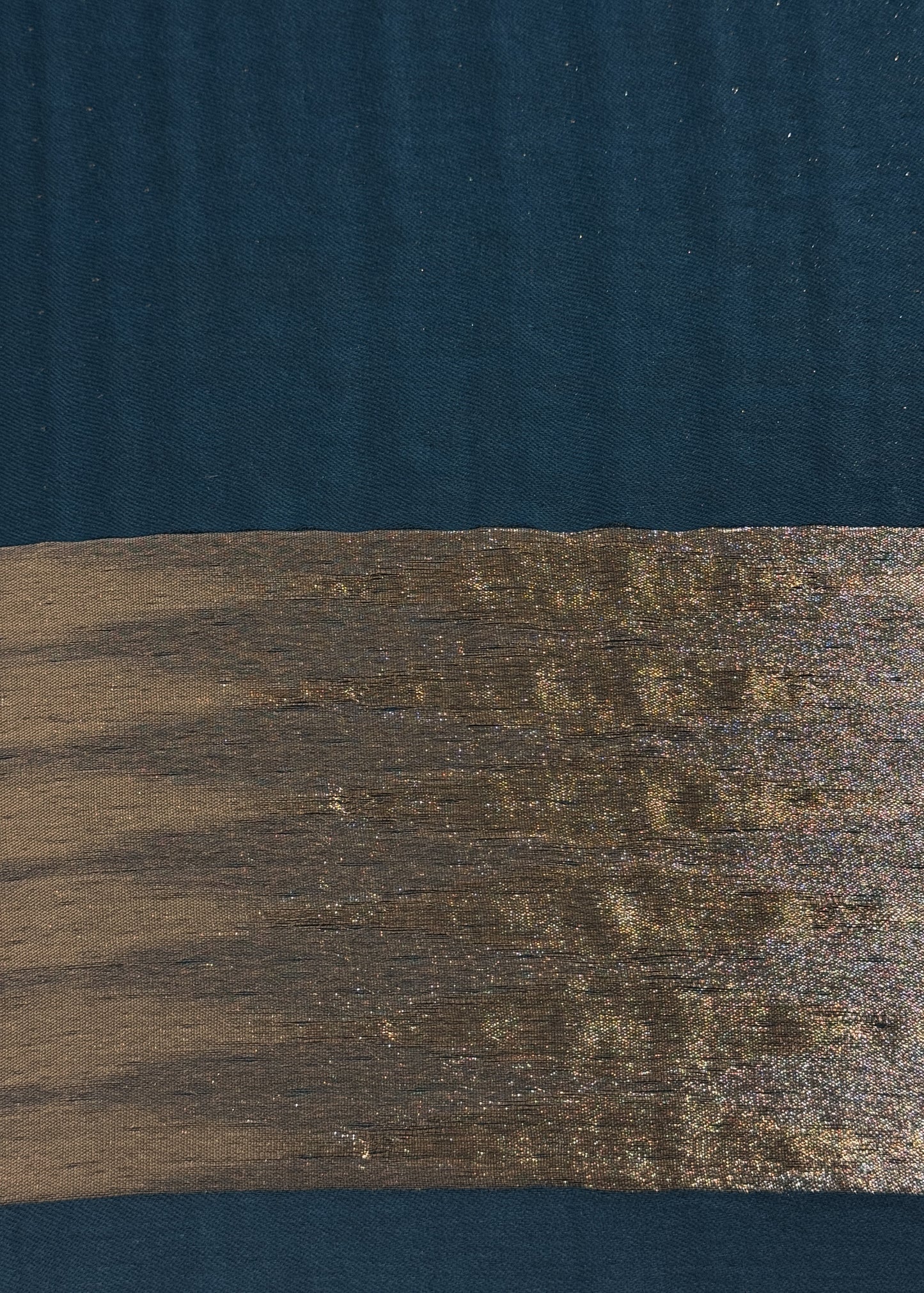 Pure wool double gold shaded stole