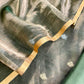 Olive Green Handloom Tissue Silk Suit With Kadwa Weaves