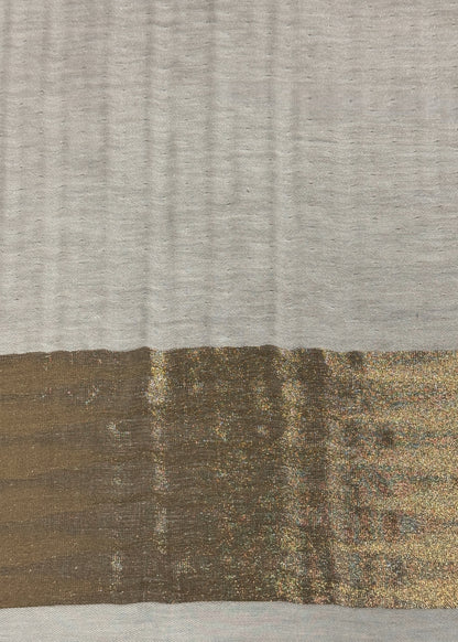 Pure wool double gold shaded stole