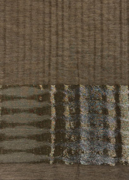 Pure wool double gold shaded stole