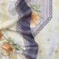 White And Blue Foral Chanderi Blend Unstitched Suit With Zari weaving