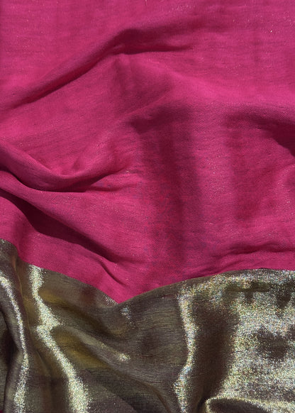 Pure wool double gold shaded stole
