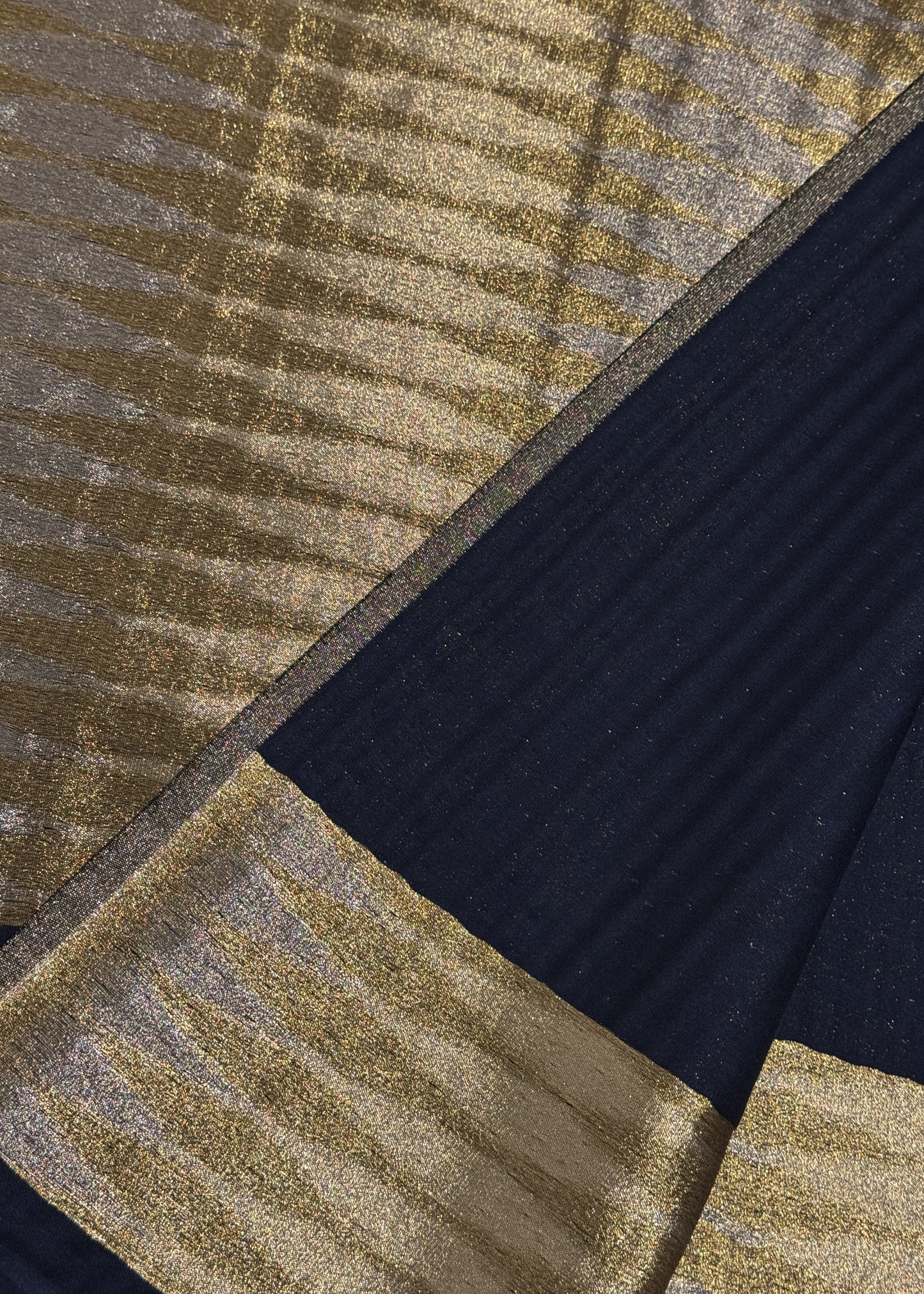 Pure Wool Double Gold Shaded Stole