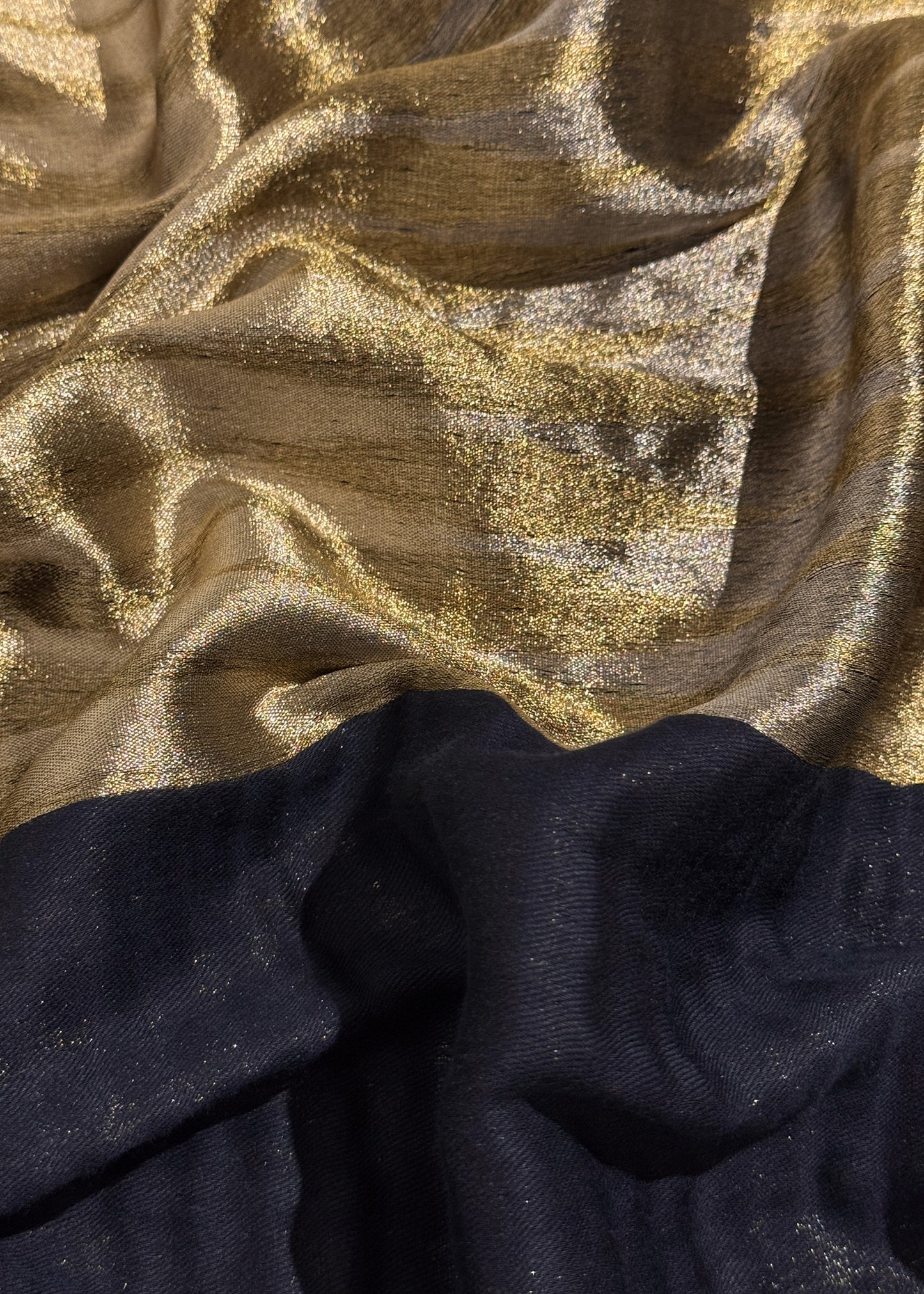 Pure Wool Double Gold Shaded Stole