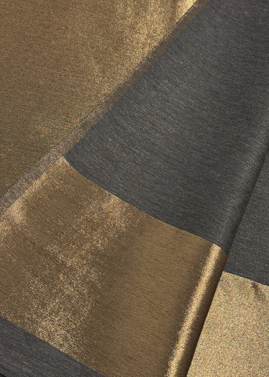 Pure wool double gold shaded stole