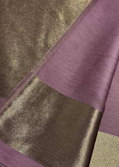Pure wool double gold shaded stole