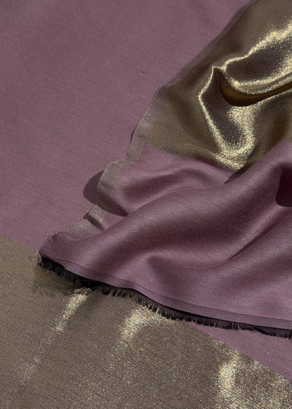 Pure wool double gold shaded stole