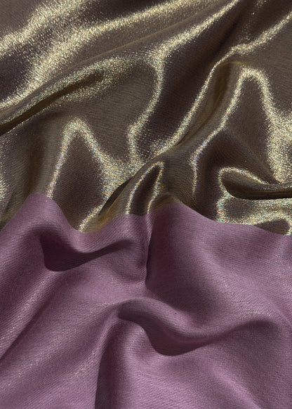 Pure wool double gold shaded stole