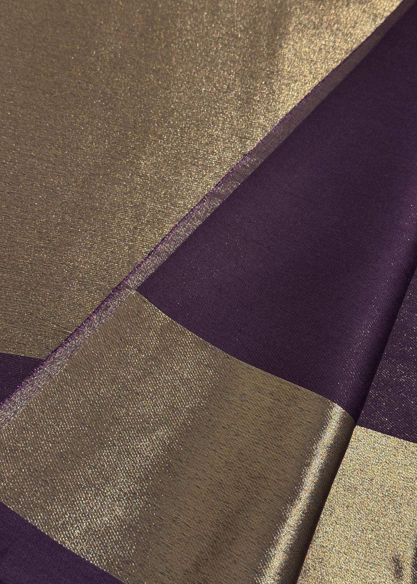 Pure wool double gold shaded stole