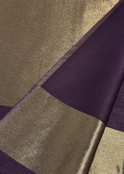 Pure wool double gold shaded stole