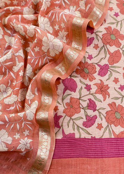 Mul cotton suit gifting for women

