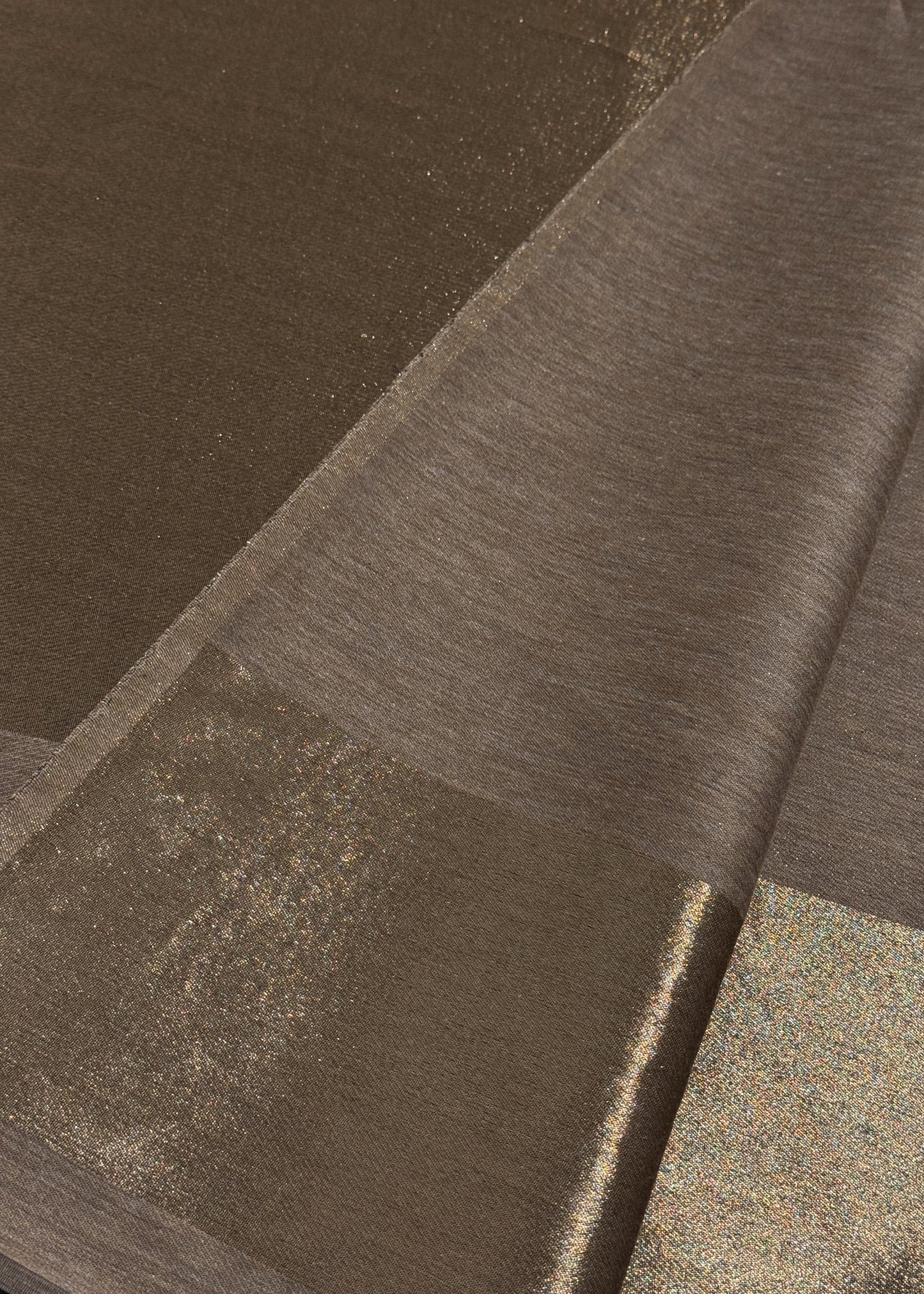 Pure wool double gold shaded stole