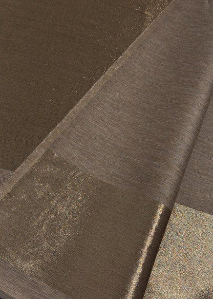 Pure wool double gold shaded stole