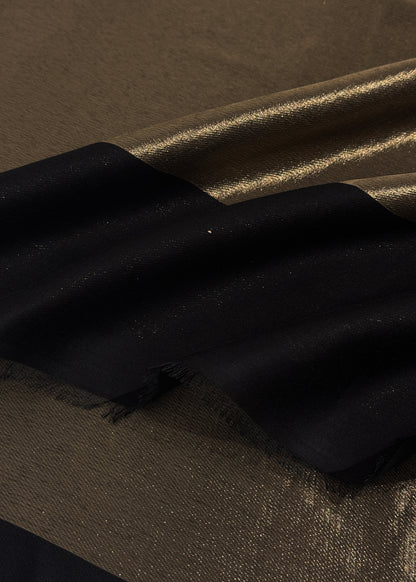 Pure wool double gold shaded stole