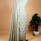 Handwoven Meenakari Unstitched Suit In Pure Cotton.