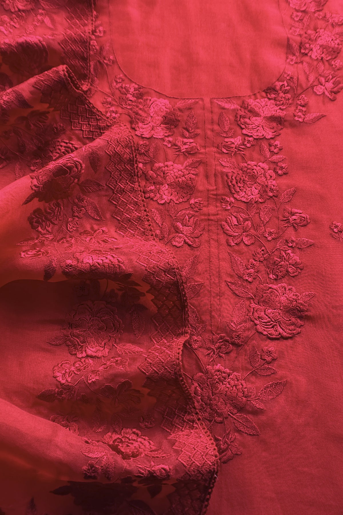 Shop designer kora silk suit for party and wedding celebration