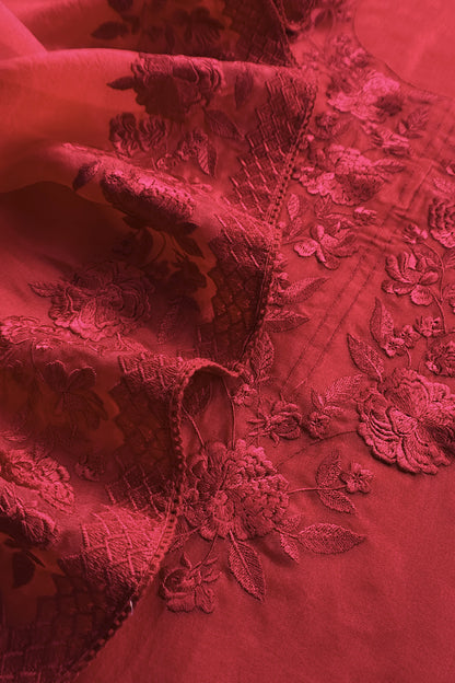 Premium quality kora silk unstitched suit with dupatta