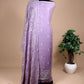 Mauve Linen Suit With Chikankari Embroidered Dupatta