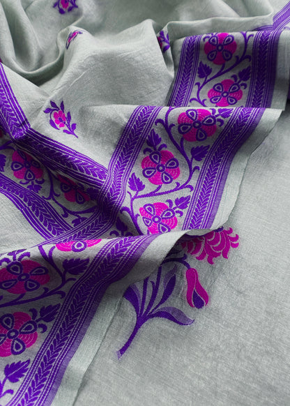 Banarasi chanderi suit set

