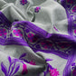Grey Handloom Banarasi Suit With Meenakari Weaving
