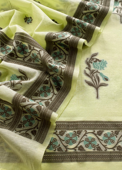 Banarasi Unstitched Suit Set for Online

