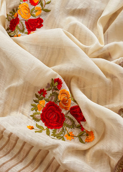 Pure handloom mulmul suit set at the best price

