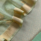 Brocade woven suit set with tissue silk dupatta

