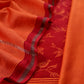 Block Print Maheswari Silk Suit With Orange Dupatta