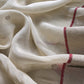 Luxe Cheeku Beige Handloom Self Tissue Silk Suit Fabric With Paithani Weaving