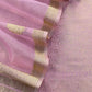 Brocade woven suit set with tissue silk dupatta

