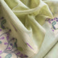 Green Paithani Style Jamdani weaving Suit in Linen Chanderi fabric