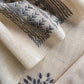 Beige Linen Chanderi Suit Fabric With Traditional Jamdani Weaving