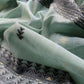 Light Blue Linen Chanderi Suit Fabric With Traditional Jamdani Weaving