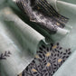 Light Blue Linen Chanderi Suit Fabric With Traditional Jamdani Weaving