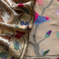 Luxe Golden Brown Handloom Tissue Silk Kurta And Silk Dupatta With Paithani Weaving And Bharwa Embroidery