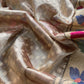 Luxe Golden Brown Handloom Tissue Silk Kurta And Silk Dupatta With Paithani Weaving And Bharwa Embroidery