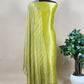 Yellow Pure Crush Tissue Bandhej Dupatta