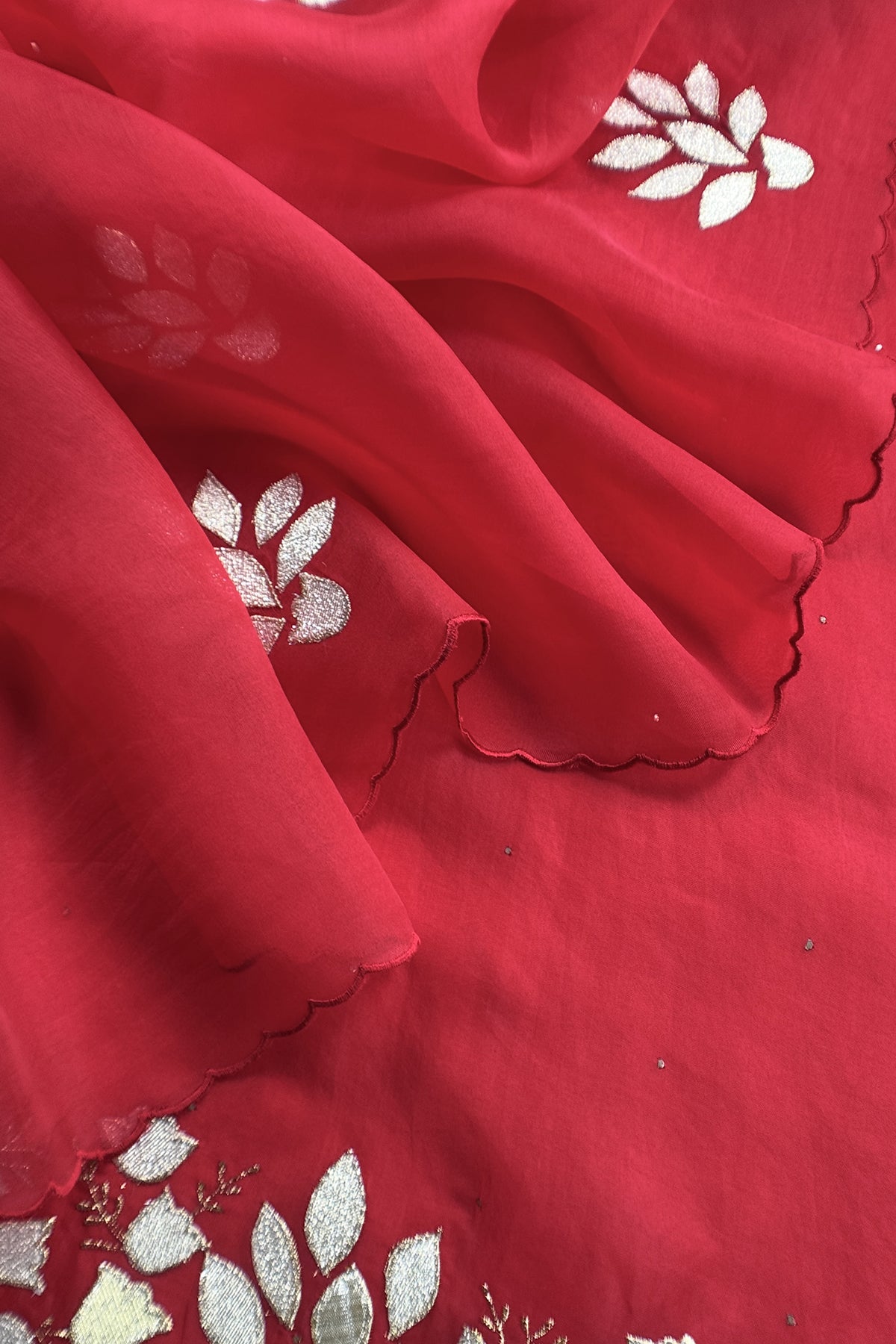silk suit with kora silk dupatta

