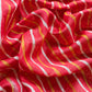 Yellow And Red Pure Maheshwari Silk Patola Kurta And Leheriya Dupatta With Banarasi Bootis