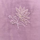 Pastel Purple Unstitched Suit with Applique Work In Linen Tissue