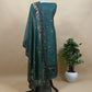 Saanjh Royal Blue Chanderi Silk Suit Fabric With Jamdani Weaving
