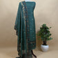 Saanjh Wine Chanderi Silk Suit Fabric With Jamdani Weaving