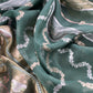 Luxe Gold Chidiya Green Handloom Tissue Silk Kurta And Kora Silk Dupatta With Kadwa Weaving