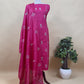 Sahiba 2025 Sangria Pink Pintuck Handloom Desi Tussar Suit With Zardosi And Resham Embroidery